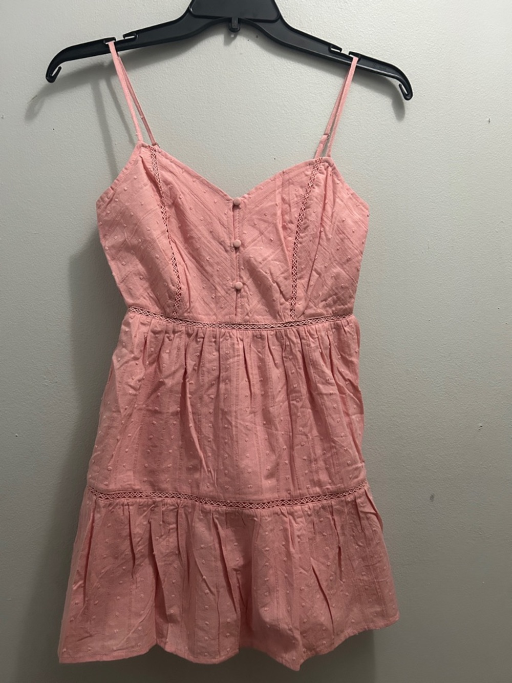 Pink Spaghetti-Strap Sundress - Picture 2 of 7